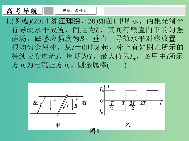 高考物理二轮复习 专题四 第9讲 电磁感应和直流电路课件.ppt_第3页