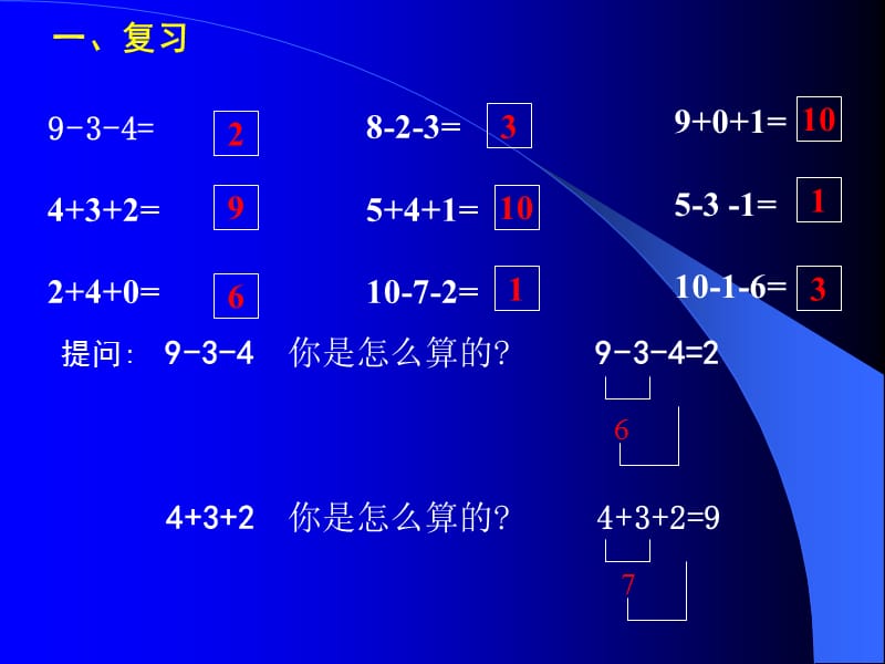 一年级上册《加减混合运算》PPT课件.ppt_第2页