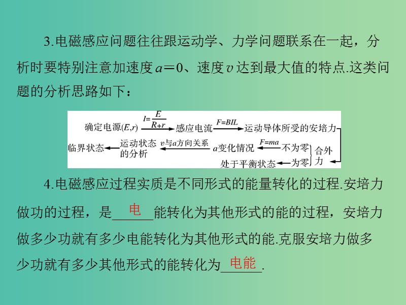 高考物理大一轮复习专题九电磁感应第3讲电磁感应定律的综合应用课件.ppt_第3页