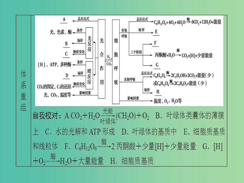 高考生物二轮复习 第1部分 专题2 第2讲 光合作用和细胞呼吸课件.ppt_第3页