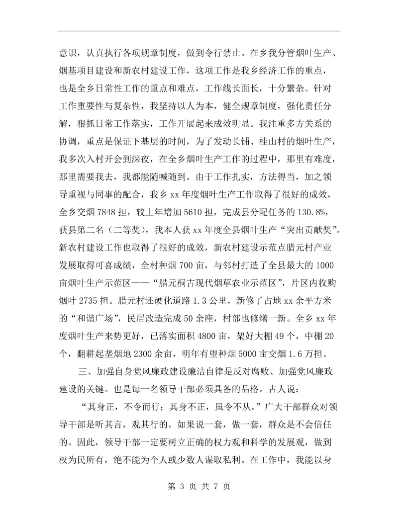 xx年副乡长述职述廉报告.doc_第3页