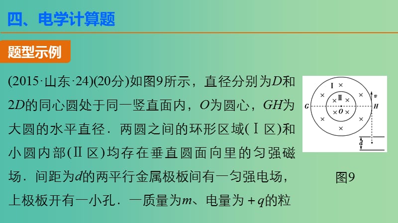 高考物理大二轮总复习 增分策略 第一篇 答题规范四 电学计算题课件.ppt_第2页