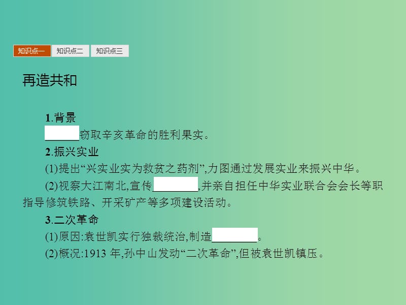 高中历史 4.2 中国民族民主革命的先行者-孙中山（二）课件 人民版选修4.ppt_第3页