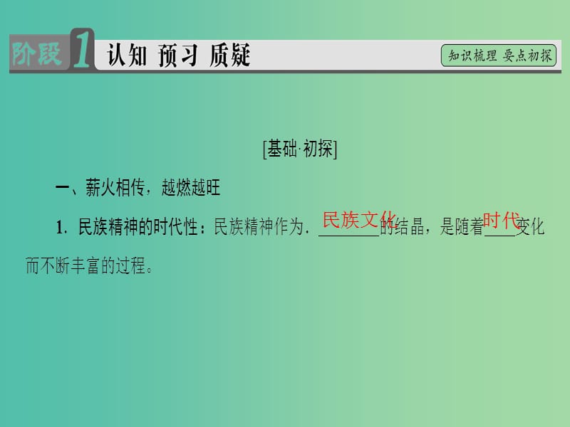 高中政治第3单元中华文化与民族精神第7课我们的民族精神第2框弘扬中华民族精神课件新人教版.ppt_第3页