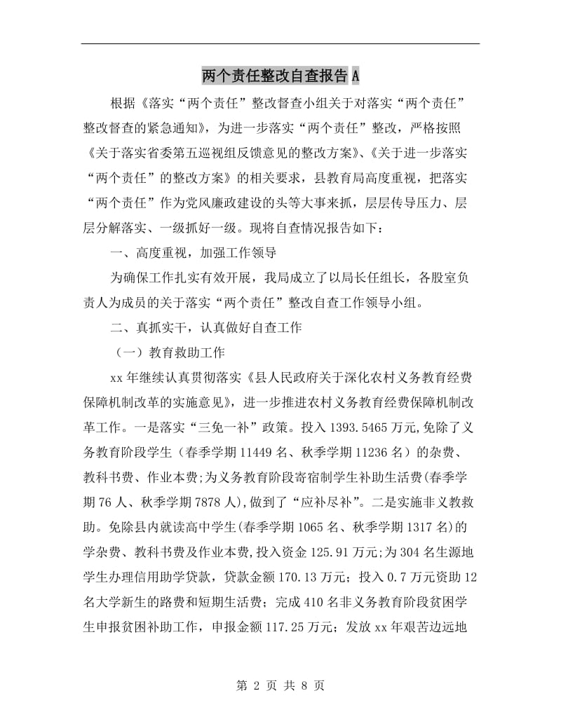 两个责任整改自查报告A.doc_第2页