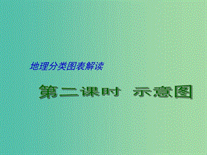 高考地理二輪專題復(fù)習(xí) 地理圖表分類解讀 第2課時(shí) 示意圖課件.ppt