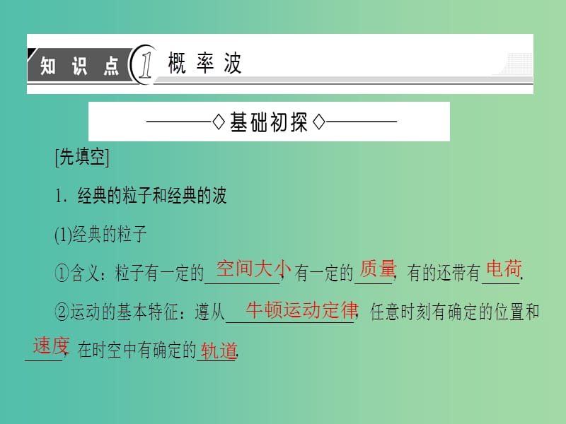 高中物理 第17章 波粒二象性 4 概率波 5 不确定性关系课件 新人教选修3-5.ppt_第3页