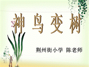 二年級(jí)美術(shù)神鳥變樹課件.ppt