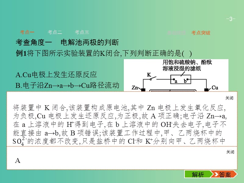 高考化学一轮复习 3.2 电解池 金属的电化学腐蚀与防护课件.ppt_第3页