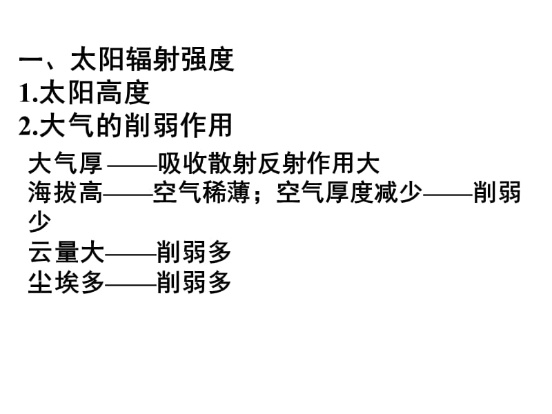 太阳辐射分布及影响因素.ppt_第3页