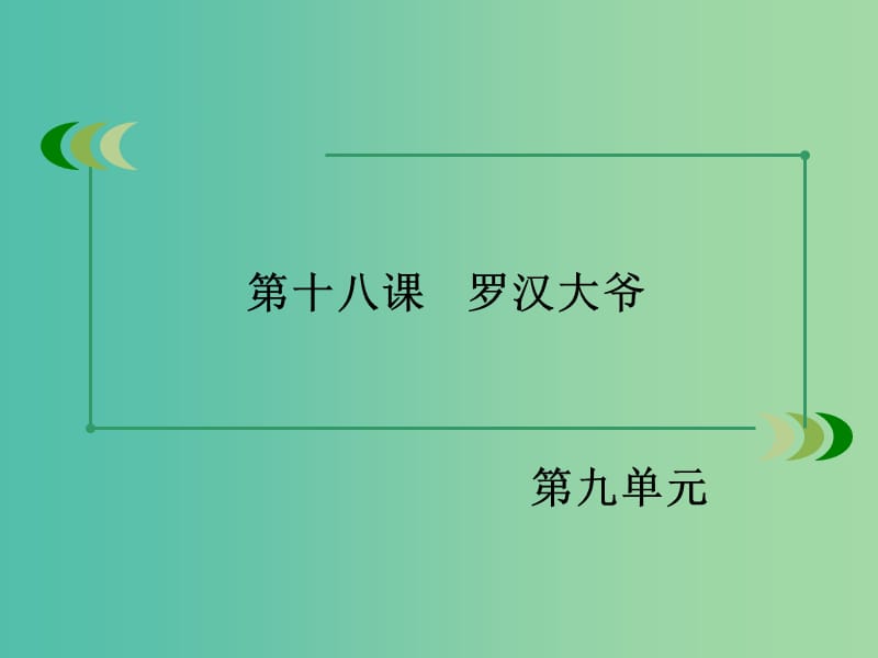 高中语文 第18课《罗汉大爷》课件 新人教版选修《中国小说欣赏》.ppt_第2页