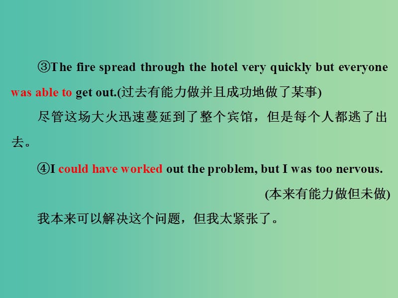 高考英语一轮复习 第三部分 语法突破 周计划 第九周 情态动词课件.ppt_第2页