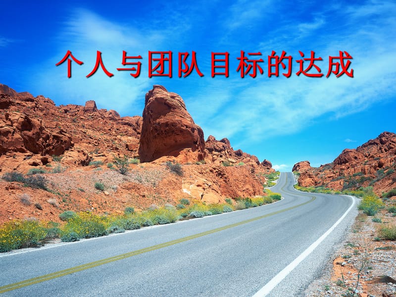 个人与团队目标的达成.ppt_第1页