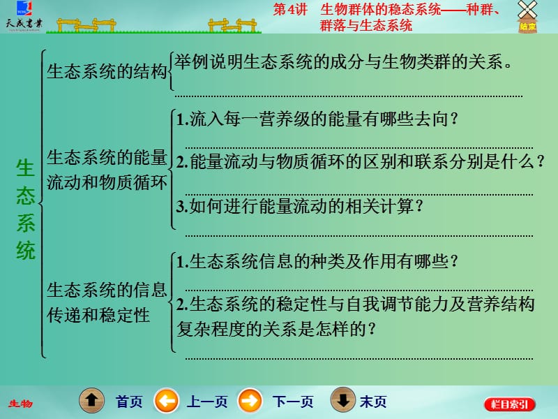 高考生物二轮专题复习 第一部分 专题3 第4讲 生物群体的稳态系统-种群、群落与生态系统课件.ppt_第3页