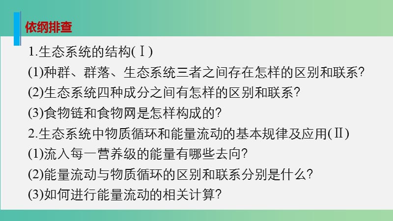 高考生物大二轮总复习 增分策略 专题十 必考点26“生命之网”的生态系统课件.ppt_第2页