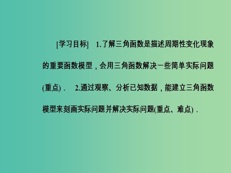 高中数学 第一章 三角函数 1.6 三角函数模型的简单应用课件 新人教A版必修4.ppt_第3页