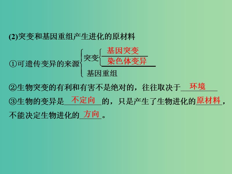 高考生物一轮复习 第七单元 生命的变异、育种与进化 第23讲 生物进化理论课件.ppt_第3页