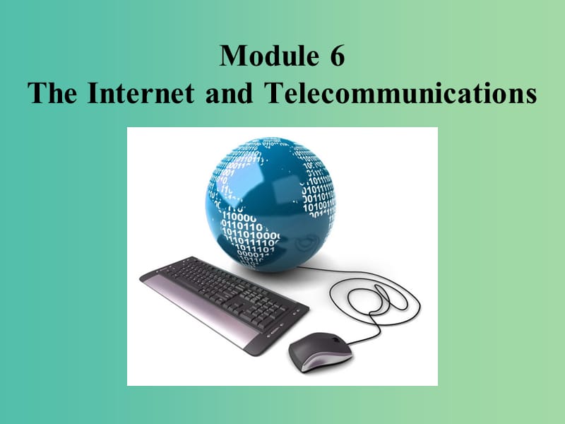 高考英语一轮复习 Module 6 The Internet and Telecommunications独立主格结构课件 外研版必修1.ppt_第1页