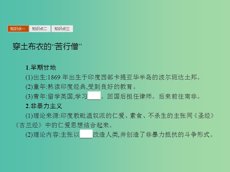 高中历史 4.3 圣雄甘地课件 人民版选修4.ppt_第3页