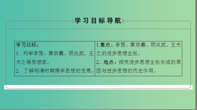 高中历史第1单元中国传统文化主流思想的演变第3课清明之际儒学的发展课件北师大版.ppt_第2页