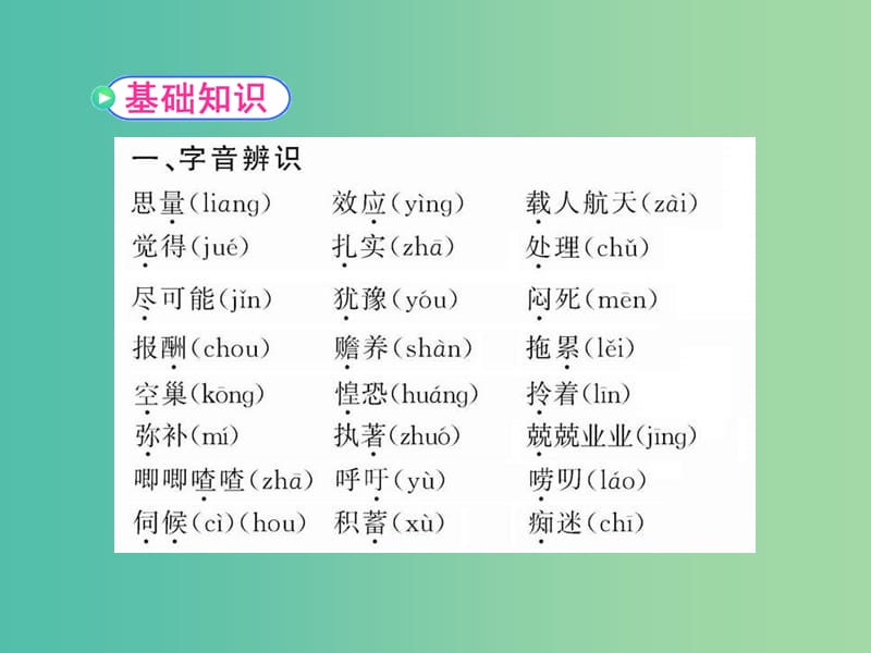 高中语文 第四专题《白发的期盼》课件 苏教版必修4.ppt_第3页