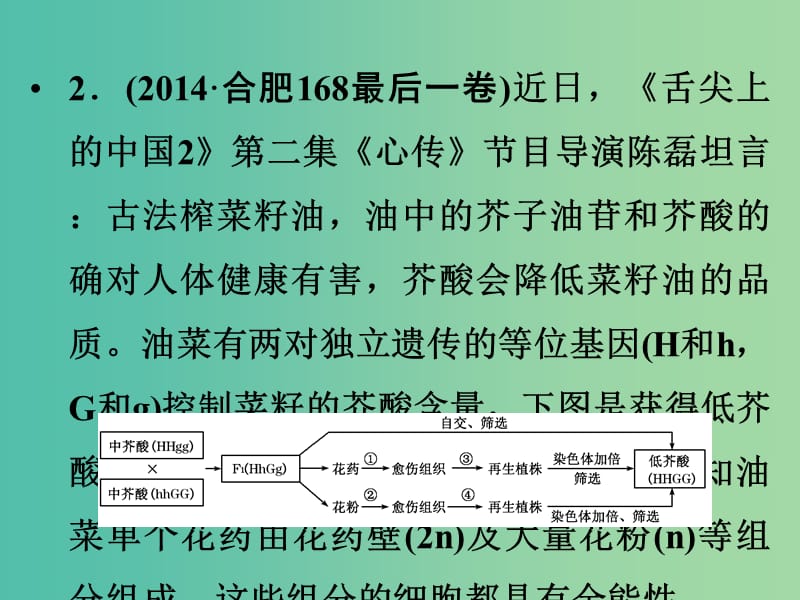 高考生物二轮专题复习 热点题型突破7 情境信息类课件.ppt_第3页