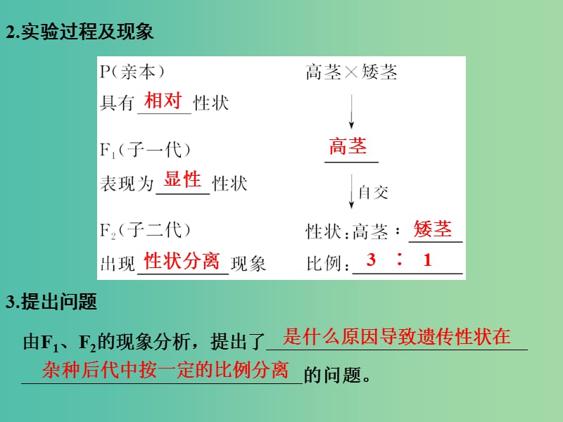 高考生物一轮复习 第五单元 遗传的基本规律 第14讲 基因的分离定律课件.ppt_第3页