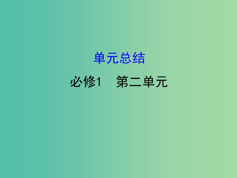 高考政治一轮复习1.2生产劳动与经营单元总结课件新人教版.ppt_第1页