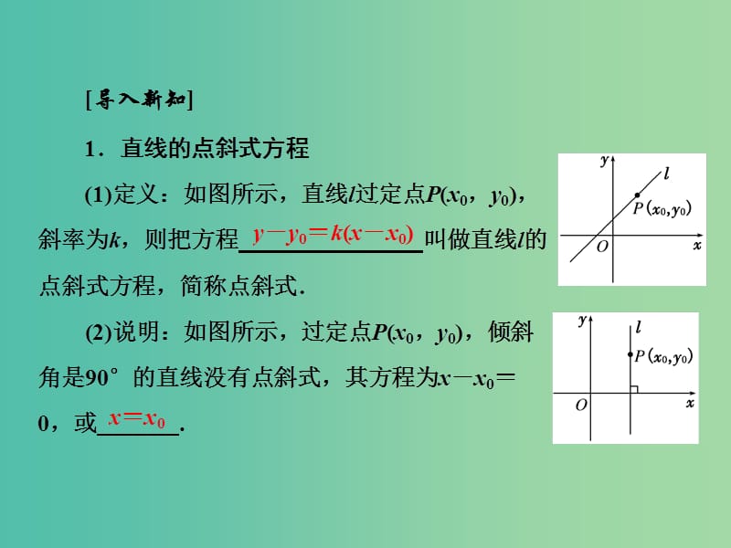 高中数学 3.2.1 直线的点斜式方程课件 新人教A版必修2.ppt_第3页