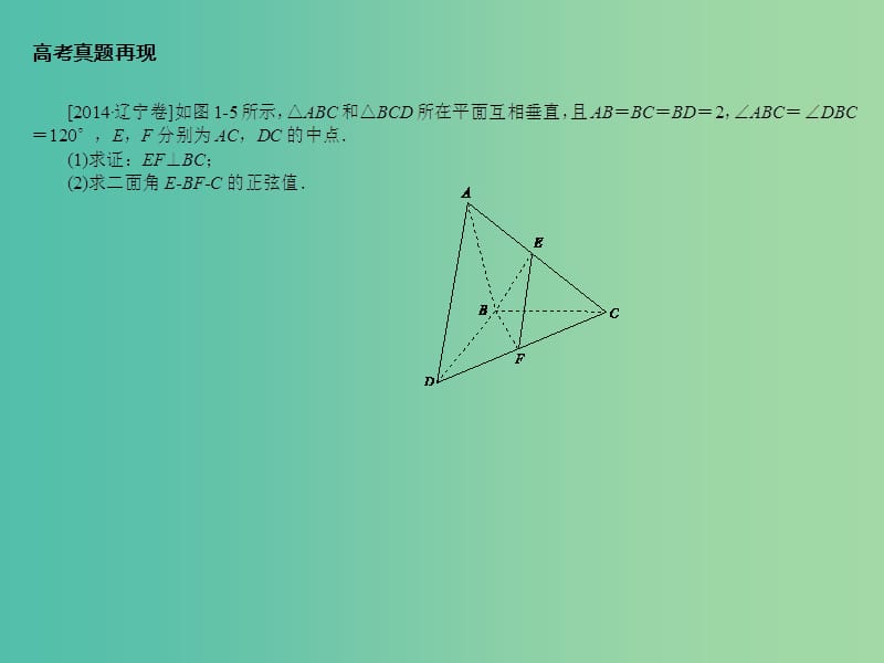 高考数学二轮复习 立体几何 8.9 空间向量证明平行和垂直课件 理.ppt_第3页