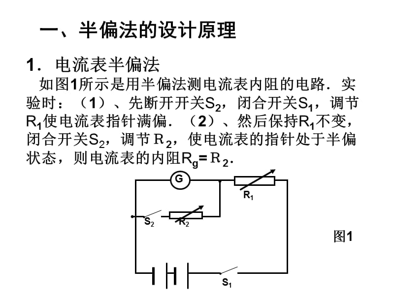 半偏法测电表内阻.ppt_第1页