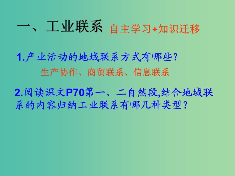 高中地理 3.3工业区位因素与工业地域联系（2）课件 湘教版必修2.ppt_第3页