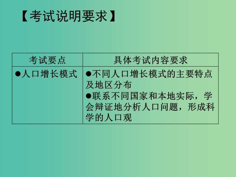 高考地理一轮复习 人口增长与人口问题 人口增长与人口问题（第1课时）课件.ppt_第2页