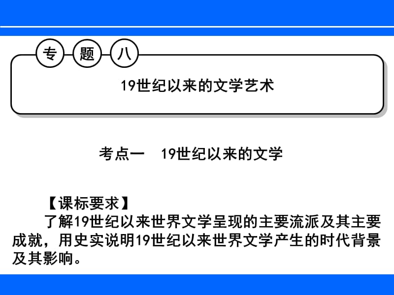 单元复习：19世纪以来的文学艺术.ppt_第3页