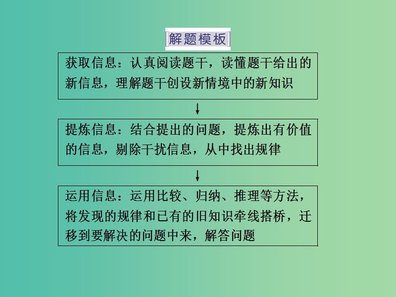 高考生物二轮复习 第二部分 高分提能策略 一 高考热点题型冲刺（五）信息给予类课件.ppt_第3页