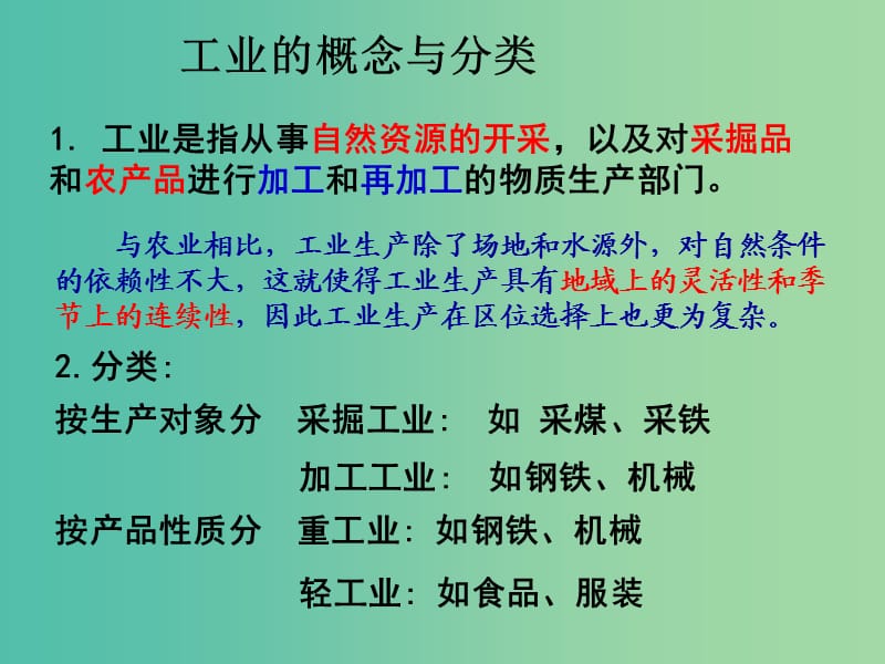 高中地理 3.3工业区位因素与工业地域联系（1）课件 湘教版必修2.ppt_第2页