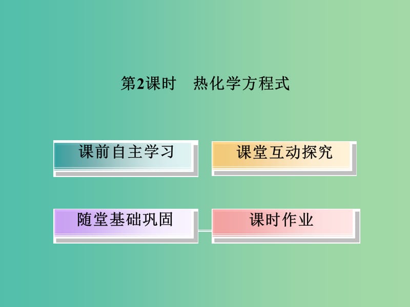 高中化学 1.1.2 热化学方程式课件 新人教版选修4.ppt_第3页