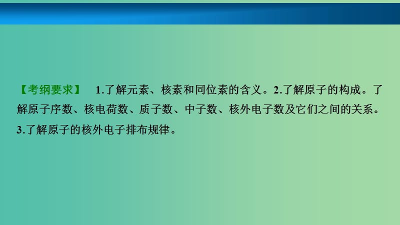 高考化学大一轮复习第五章物质结构元素周期率第17讲原子结构考点探究课件.ppt_第2页