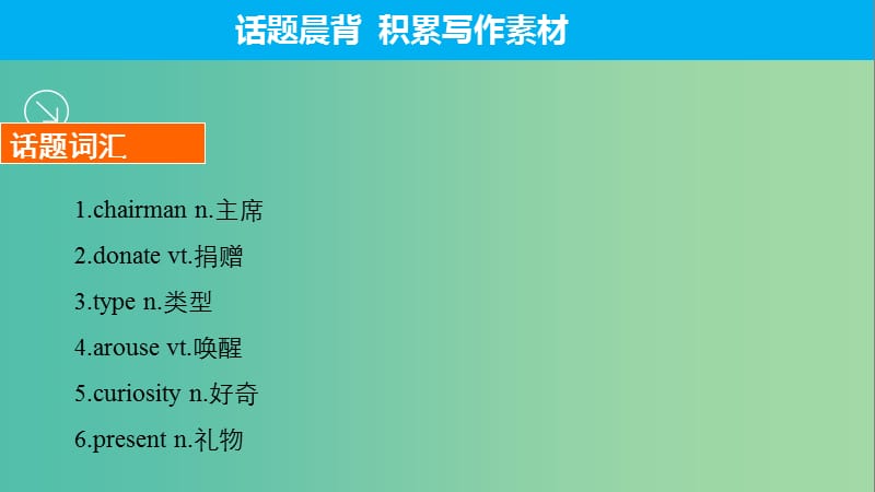 高考英语一轮复习 Module 5 A Lesson in a Lab课件 外研版必修1.ppt_第3页