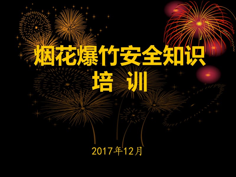 2017年烟花爆竹安全培训.ppt_第1页