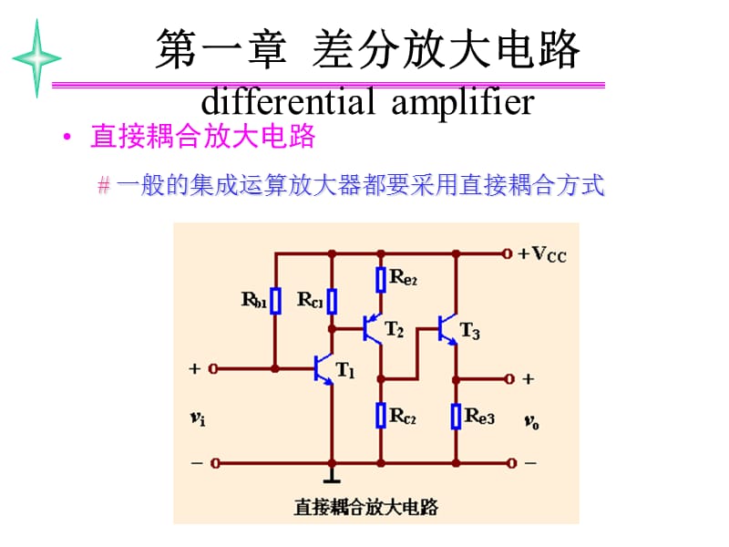 差分放大电路：零漂、组成、直流分析.ppt_第1页