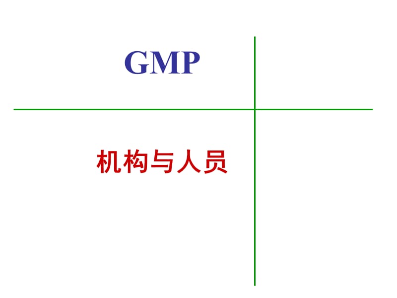 《GMP人员与机构》PPT课件.ppt_第1页