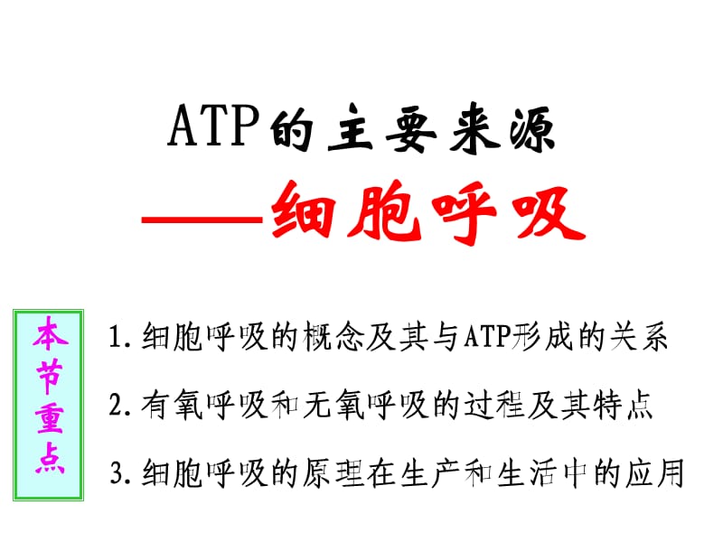 《ATP的主要来源-细胞呼吸》.ppt_第1页