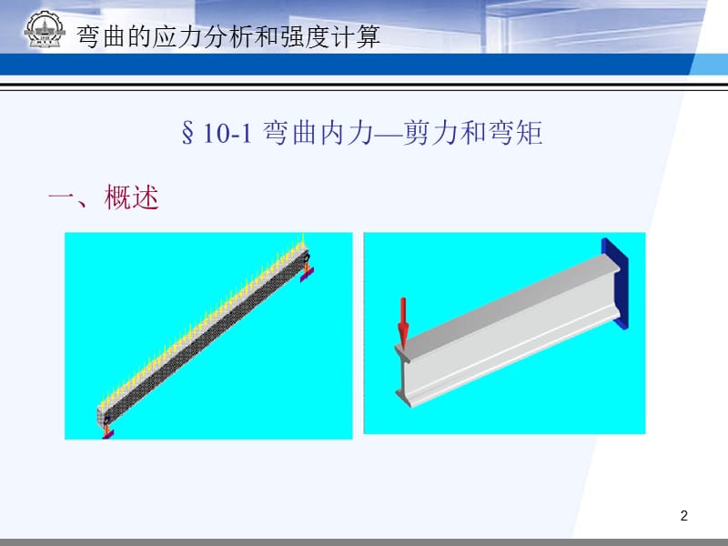 理论力学10弯曲的应力分析和强度计算.ppt_第2页