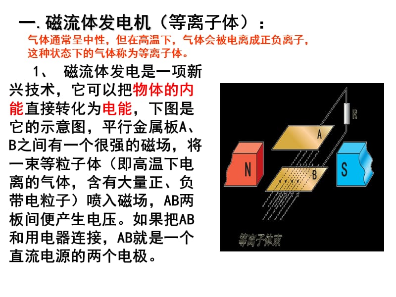 磁流体发电机、电磁流量计、霍尔效应.ppt_第2页