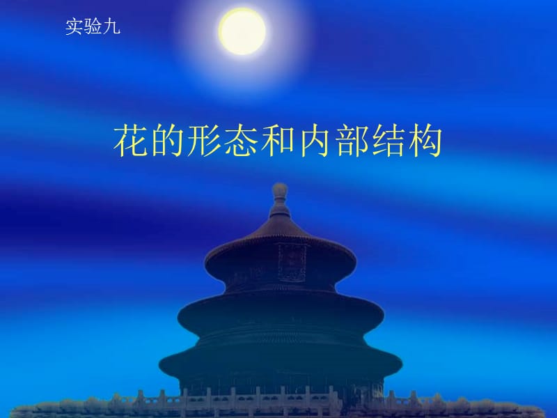 花的形态和内部结构.ppt_第1页