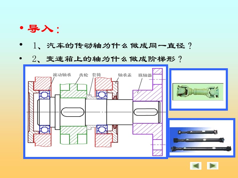 汽车机械基础-汽车常用零件-轴课件.ppt_第1页