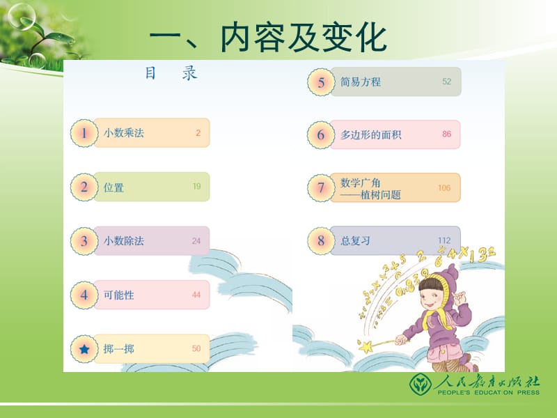 新人教版五年级上册数学教材培训材料.ppt_第2页