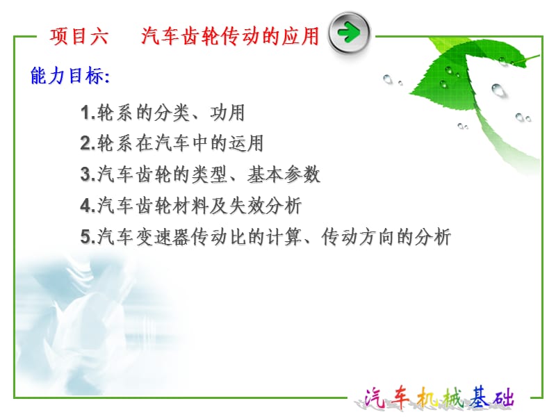 项目六汽车齿轮传动的应用.ppt_第2页