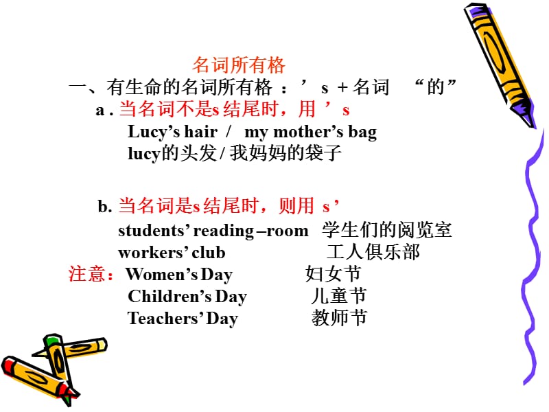 英语名词所有格小学讲解.ppt_第2页